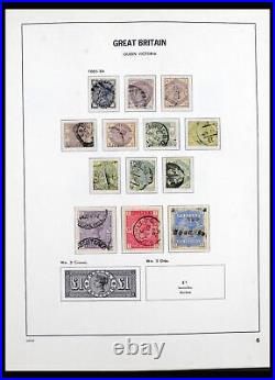 Lot 40216 Stamp collection Great Britain 1840-1990 in Davo album and stockbook