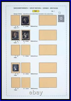 Lot 40220 Stamp collection Great Britain 1840-1935 in special album