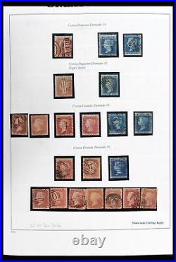 Lot 40270 Stamp collection Great Britain 1840-1970 in Davo album