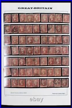 Lot 40270 Stamp collection Great Britain 1840-1970 in Davo album