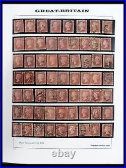 Lot 40270 Stamp collection Great Britain 1840-1970 in Davo album