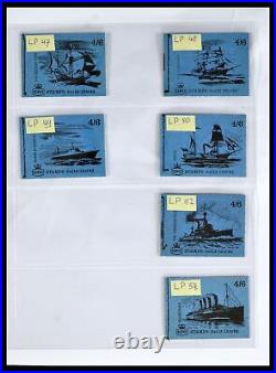 Lot 40286 Specialised stamp booklet collection Great Britain 1953-1980 in album