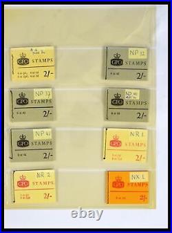 Lot 40286 Specialised stamp booklet collection Great Britain 1953-1980 in album