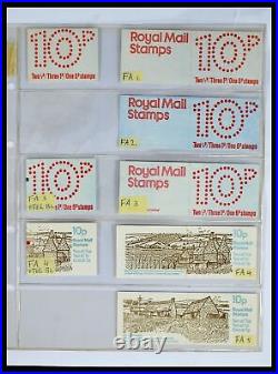 Lot 40286 Specialised stamp booklet collection Great Britain 1953-1980 in album