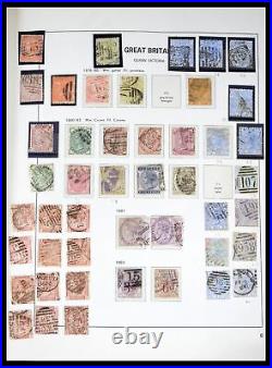 Lot 40432 Stamp collection Great Britain 1841-1970 in Davo album