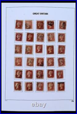 Lot 40555 Stamp collection Great Britain 1840-1969 in Davo luxe album