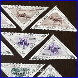 Lot Of Mint Mnh Lundy Island Stamps Overprints Triangles #5
