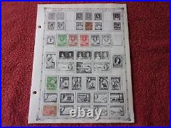 M26 Lot of Great Britain Stamps on 4 Regent Album Pages 1902-1958 with stamps