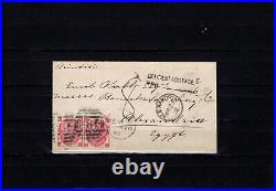 Manchester, Great Britain 1872 Cover To Alexandria, Egypt With Tax
