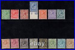 Momen Great Britain Kgv 1912-36 Mint Og Nh Lot #67870