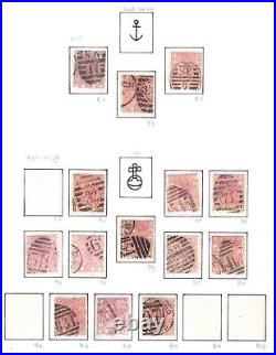 Momen Great Britain Qv Plates Collection Cat. $11,500+ Lot #66535