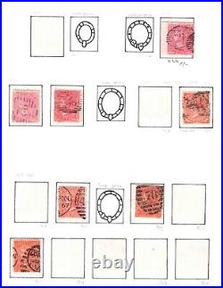 Momen Great Britain Qv Plates Collection Cat. $11,500+ Lot #66535