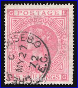 Momen Great Britain Sg #126 1867 Used £675 Lot #66819