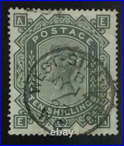 Momen Great Britain Sg #131 1882/3 Anchor Blued Paper Used £5,200 Lot #63194