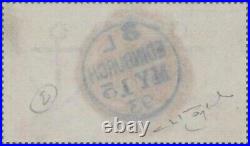 Momen Great Britain Sg #137 1882 Used £5 Orange Rayboudi Cert Lot #67150-1