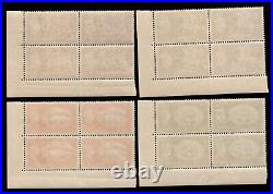 Momen Great Britain Sg #509-512 1951 Blocks Mint Og Nh £400++ Lot #67855