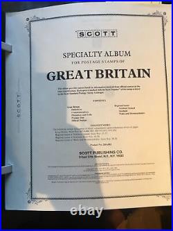 Pre-1982 Great Britain Collection In Scott Specialty Album