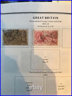 Pre-1982 Great Britain Collection In Scott Specialty Album