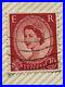 Queen-Elizabeth-II-Great-Britain-2-1-2-D-Scarlet-Postage-Stamp-Rare-01-uaew