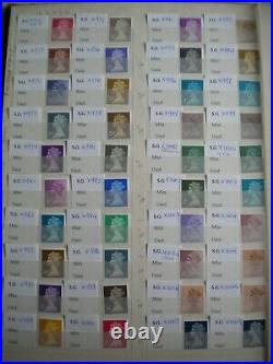 SPECIALISED MACHIN COLLECTION X841-X1058 COMPLETE inc. ALL VARIATIONS 224 Stamps