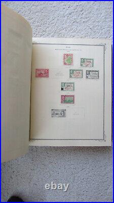 Scott Album With Pages To 1966 Great Britain Commonwealth Oceana Lots Of Stamps