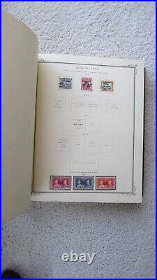 Scott Album With Pages To 1966 Great Britain Commonwealth Oceana Lots Of Stamps