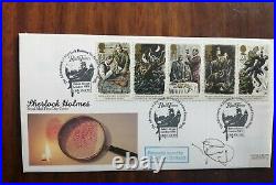 Sherlock Holmes Radio Times Postmarked Official Peter Cushing Signed British FDC