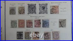 Stampsweis Great Britain CLASSICS on Scott Intl est 257 stamps