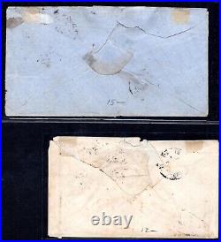 Uk Great Britain 1862-1880 Collection Of 9 Postal History Covers