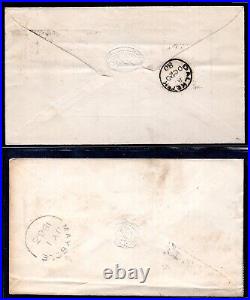 Uk Great Britain 1862-1880 Collection Of 9 Postal History Covers