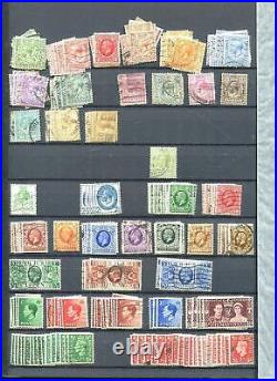 United Kingdom Stock Book canceled 1858 2002 8800 stamps