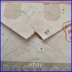 Vintage 2x 1840 1d Mulready Envelopes One Penny John Thompson